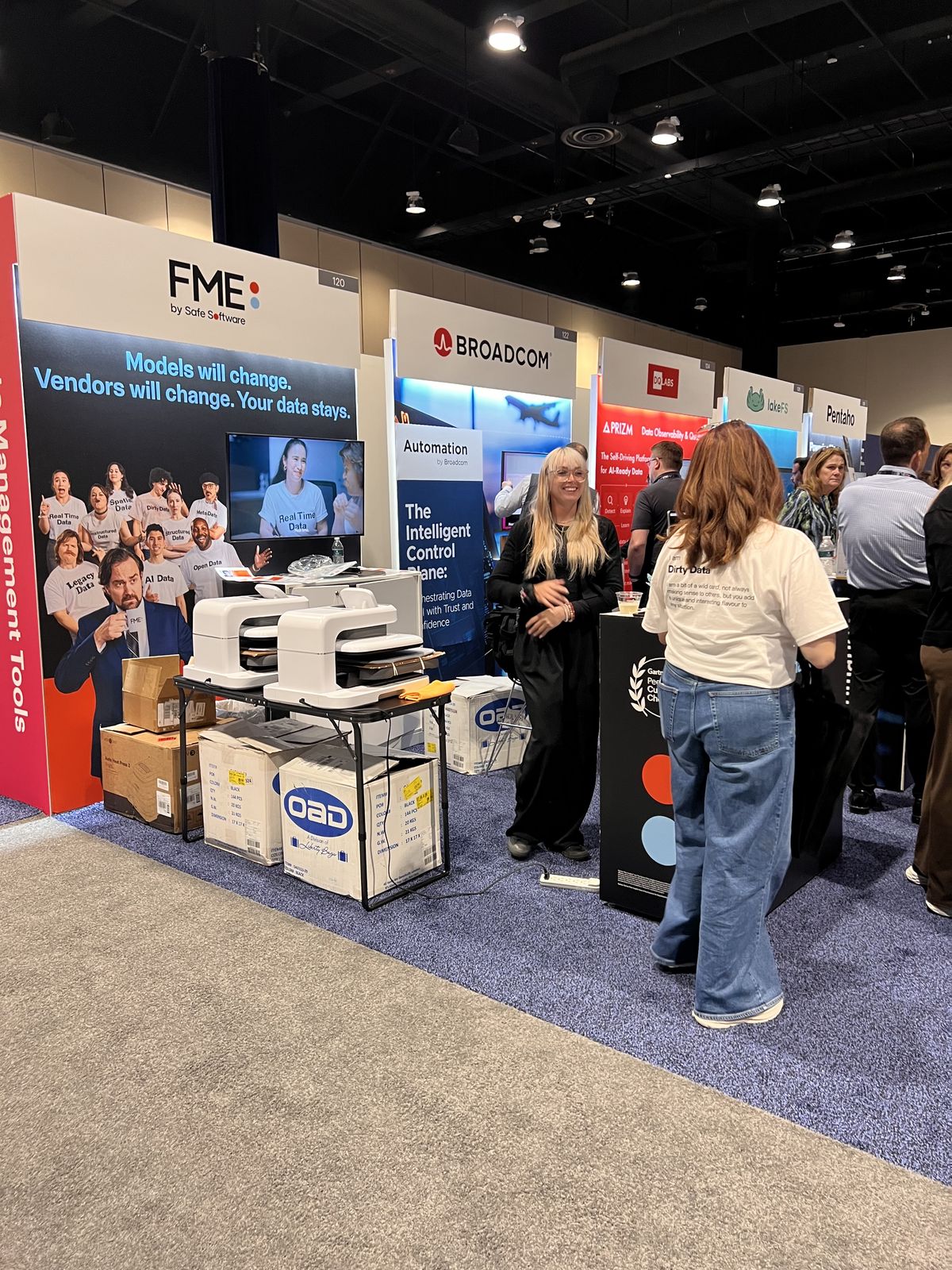 Live event printing at a Washington brand activations & pop-ups event