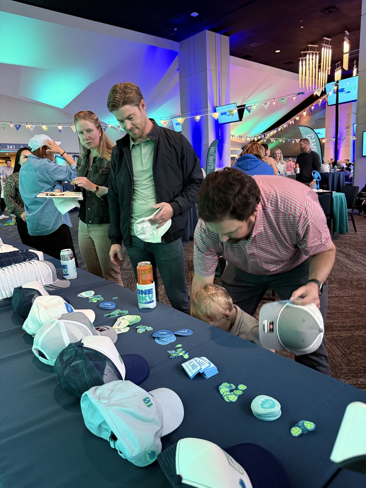Merch Troop live printing — the line forms fast
